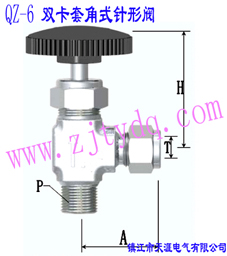 QZ-6 �p���׽�ʽ����yQZ-6 Double-collet and Angle Pattern Needle Valve